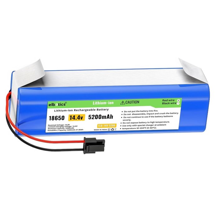 14.4V 5200mAh Replacement Li-ion Battery for Eufy RoboVac X8 Series