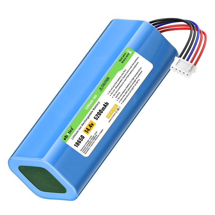 ELBOTICS® 14.4v 5200mAh Battery for ECOVACS T8 T9 950 920 Series (ELB-151_5200mAh)