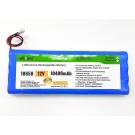 12V 10400mAh Lithium-ion Rechargeable Battery Pack