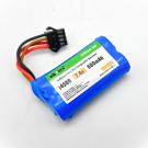 7.4V 600mAh 2S Li-ion Battery with SM-3P Plug & USB Charger (With charger)