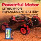 ELBOTICS 7.4V 3000mAh RC Battery with USB Charger Cable