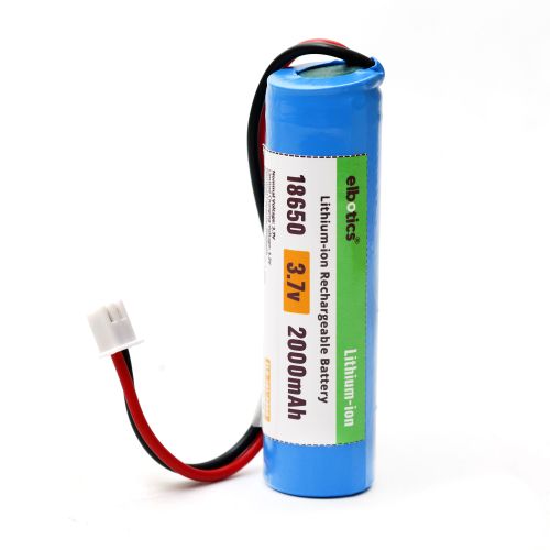 3.7V 2000mAh Li-ion Battery with XH2.54 Plug for DIY, Toys