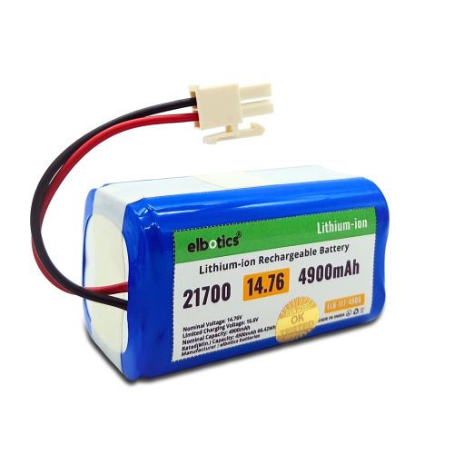 14.76V 4900mAh Lithium-ion Replacement Battery for A20 Pro, T20s & T20s Pro Vacuum Cleaner