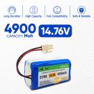 14.76V 4900mAh Lithium-ion Replacement Battery for A20 Pro, T20s & T20s Pro Vacuum Cleaner