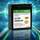 6V 6Ah LiFePO4 Rechargeable Battery with BMS Protection 2000 Deep Cycle (ELBLFPH-031212)
